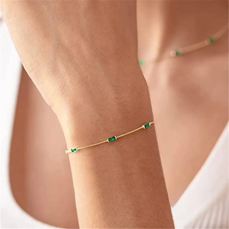 Pulseira de Prata com Zircônia - Hugario